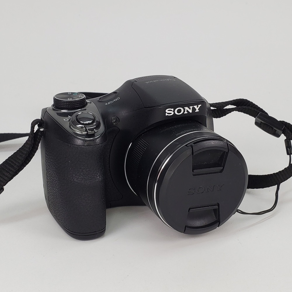 Sony Cyber-shot DSC-H300 20.1MP 35x Zoom Digital Camera Black FOR PARTS REPAIR